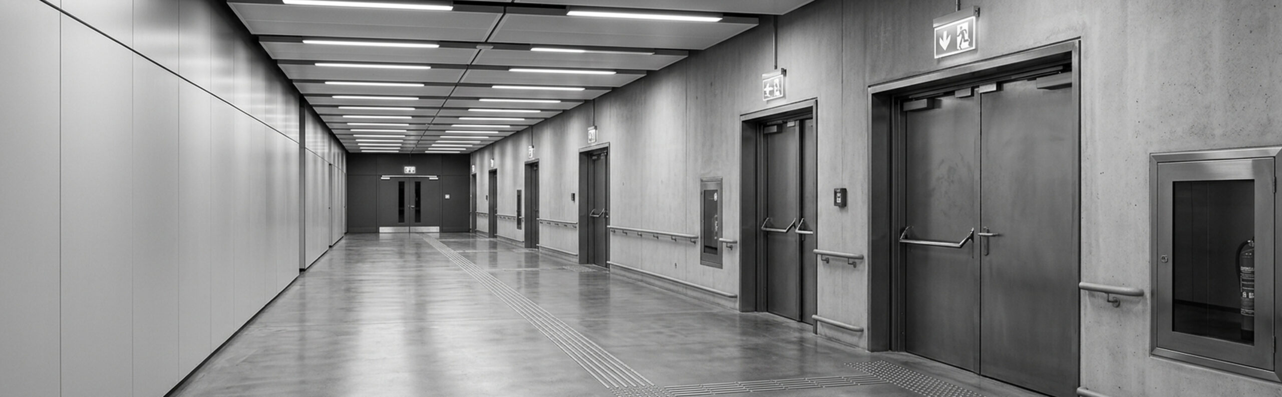 corridors and fire exit s